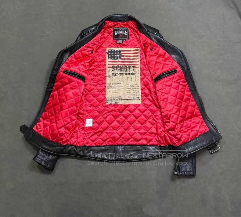 Schott Schott Motorcycle leather coat Size US M / EU 48-50 / 2 - 2 Thumbnail