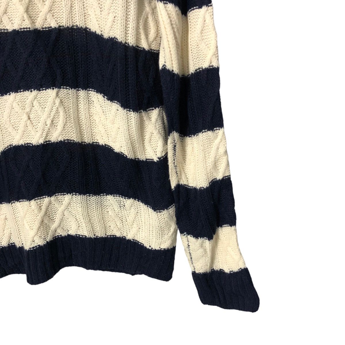 Garment Reproduction of Workers Vintage Natural Story Authentic Garment Turtleneck Knitwear Size S / US 4 / IT 40 - 6 Thumbnail