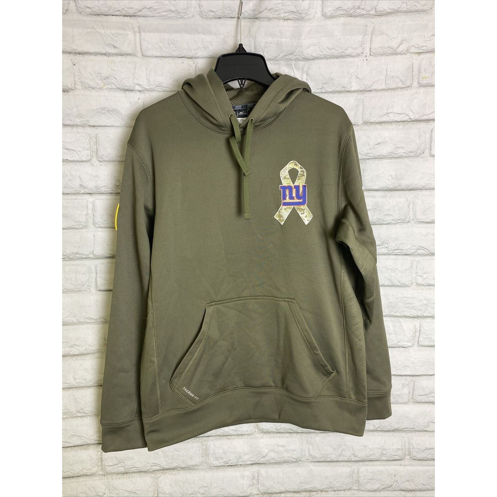 Nike New York Giants Hoodie Small Nike Salute Therma Fit Green Size US S / EU 44-46 / 1 - 1 Thumbnail