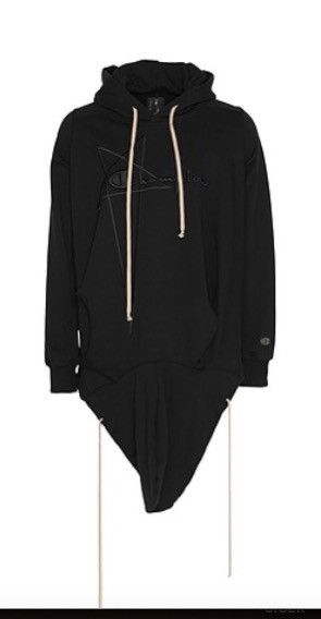 Champion × Rick Owens NEVER WORN / Rick Owens x Champion Hooded Sweatshirt Size US M / EU 48-50 / 2 - 2 Thumbnail