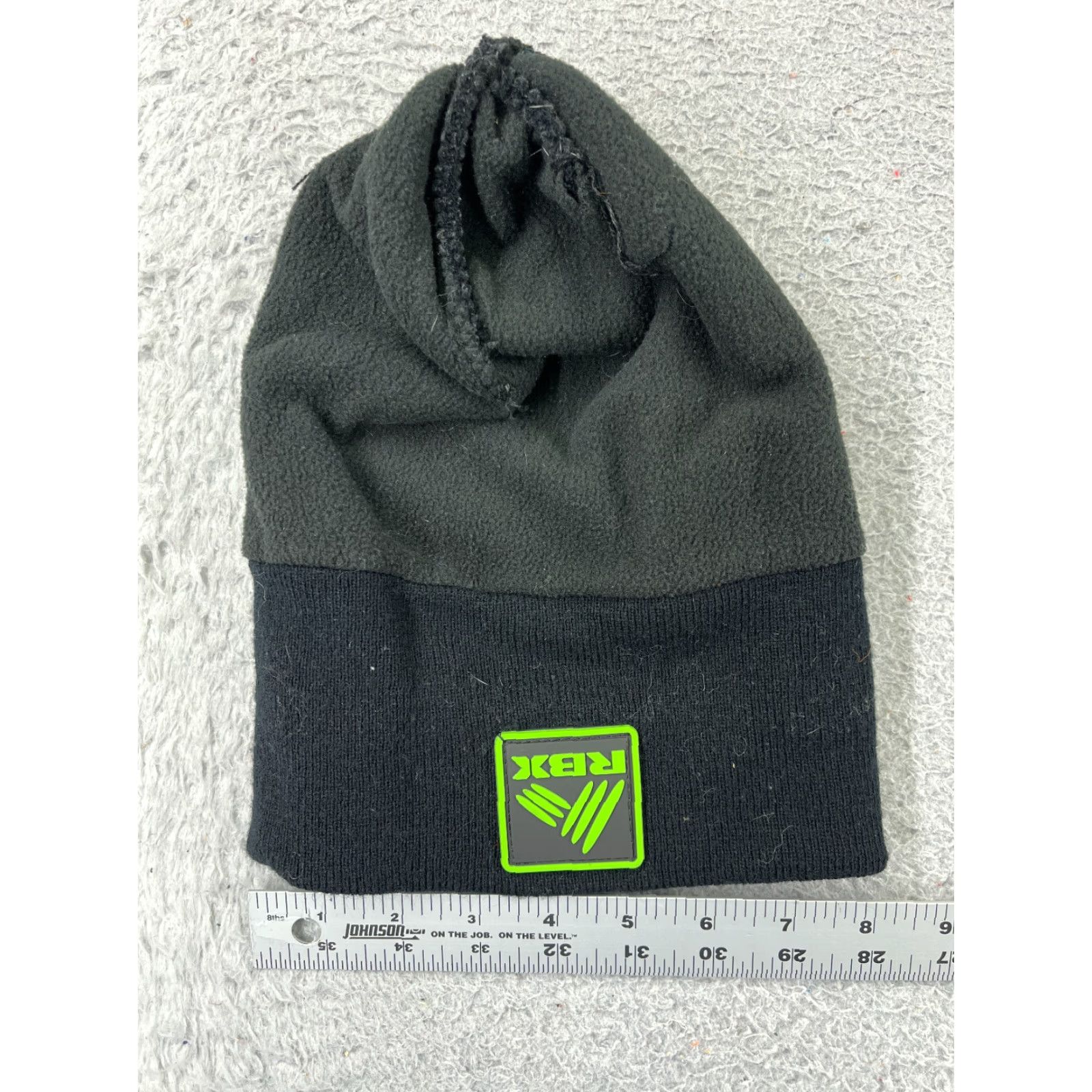 Vintage RBX Active Beanie Toque Womens One Size Gray Knit Acrylic Polyester Lined Ski Hat/Cap Men? Size ONE SIZE - 4 Thumbnail
