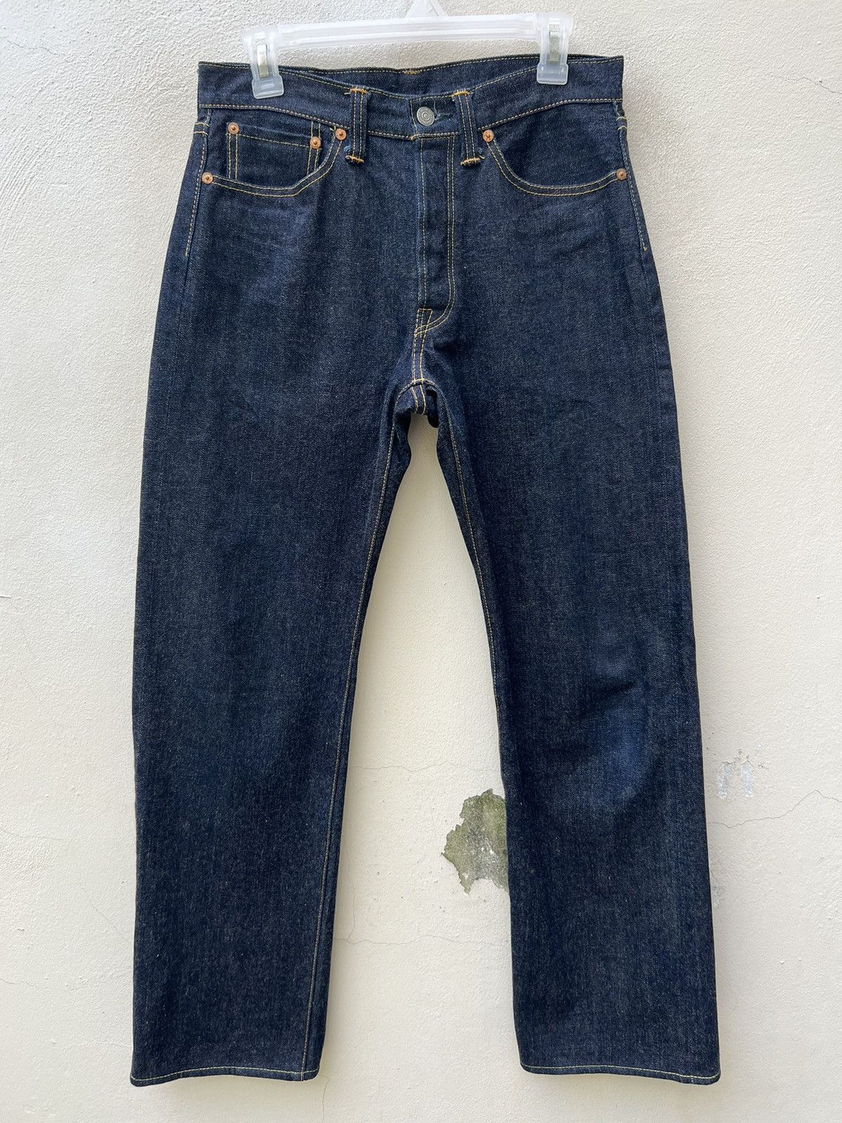 The Flat Head The Flat Head Googies G35 Dark Blue Denim Selvedge Jeans Size US 30 / EU 46 - 6 Thumbnail