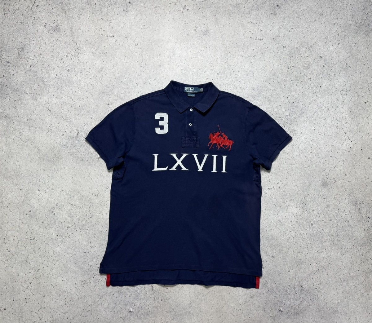 Polo Ralph Lauren Polo Ralph Lauren LXVII #3 Vintage 90s Big Pony Polo T-Shirt Size US XL / EU 56 / 4 - 1 Thumbnail