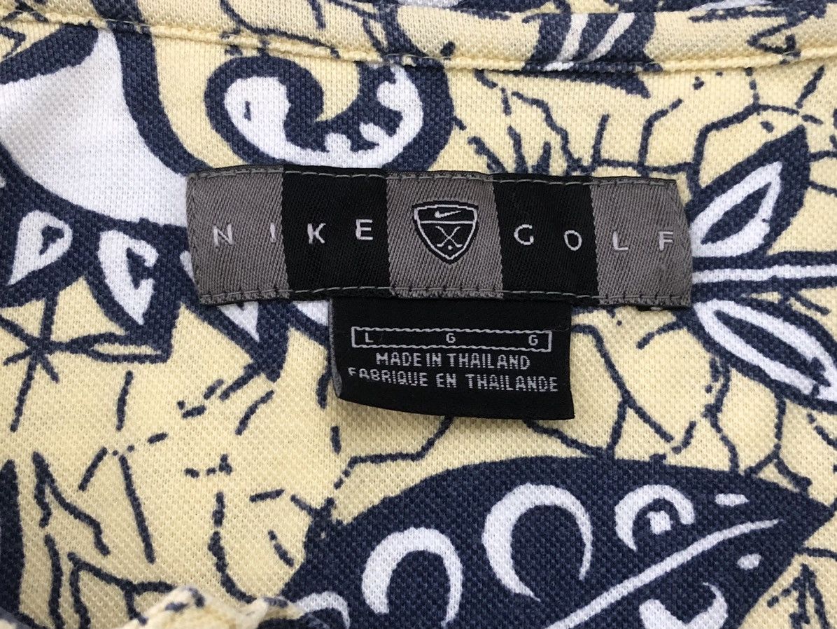 Nike × Vintage Vintage nike golf polo shirt cool graphics large cotton Size US L / EU 52-54 / 3 - 5 Thumbnail