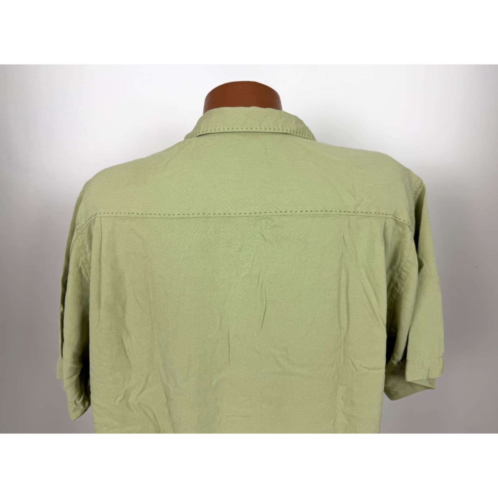 Tommy Bahama Tommy Bahama Shirt Men Large Silk Minimal Camp Collar Hawaiian Contrast Stitch Size US L / EU 52-54 / 3 - 7 Thumbnail