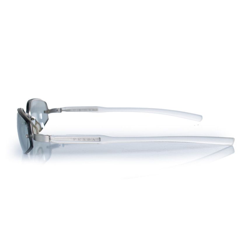 Prada Prada, rimless metal and plastic sunglasses Size ONE SIZE - 5 Thumbnail