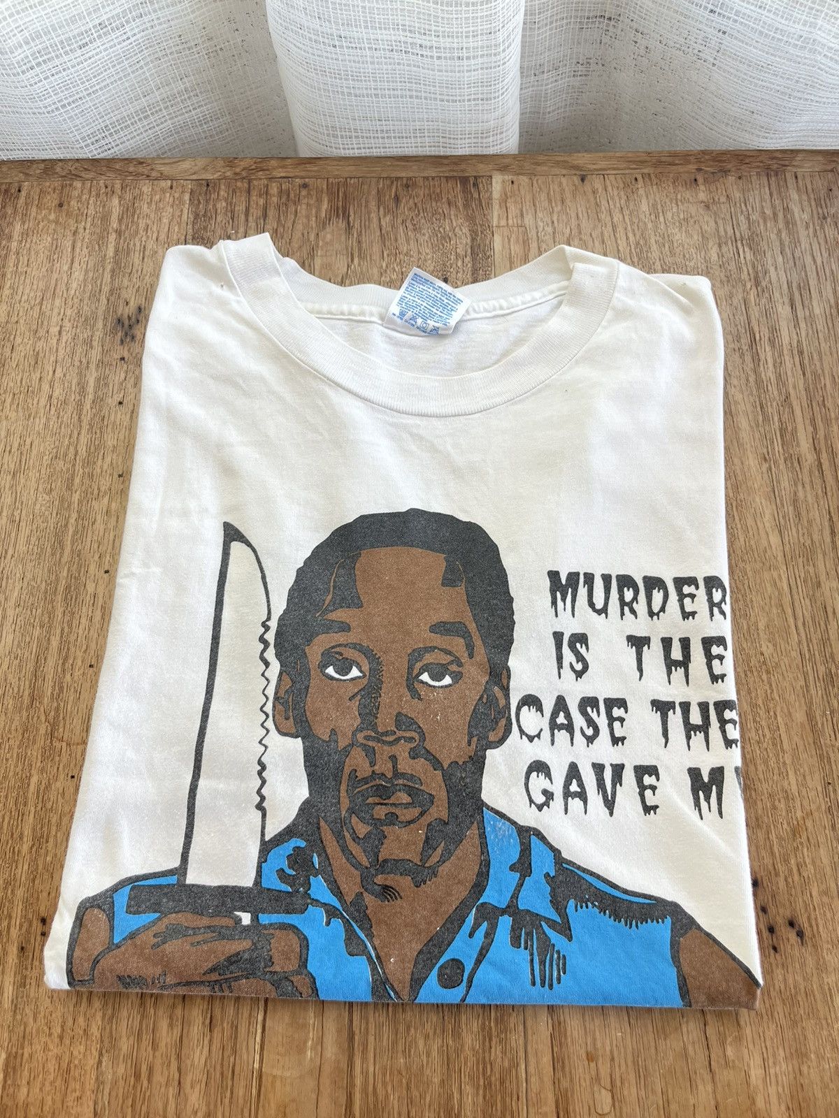 Vintage Vintage O.J. SIMPSON can juice kill ? 90’s T-shirt Size US XL / EU 56 / 4 - 1 Thumbnail