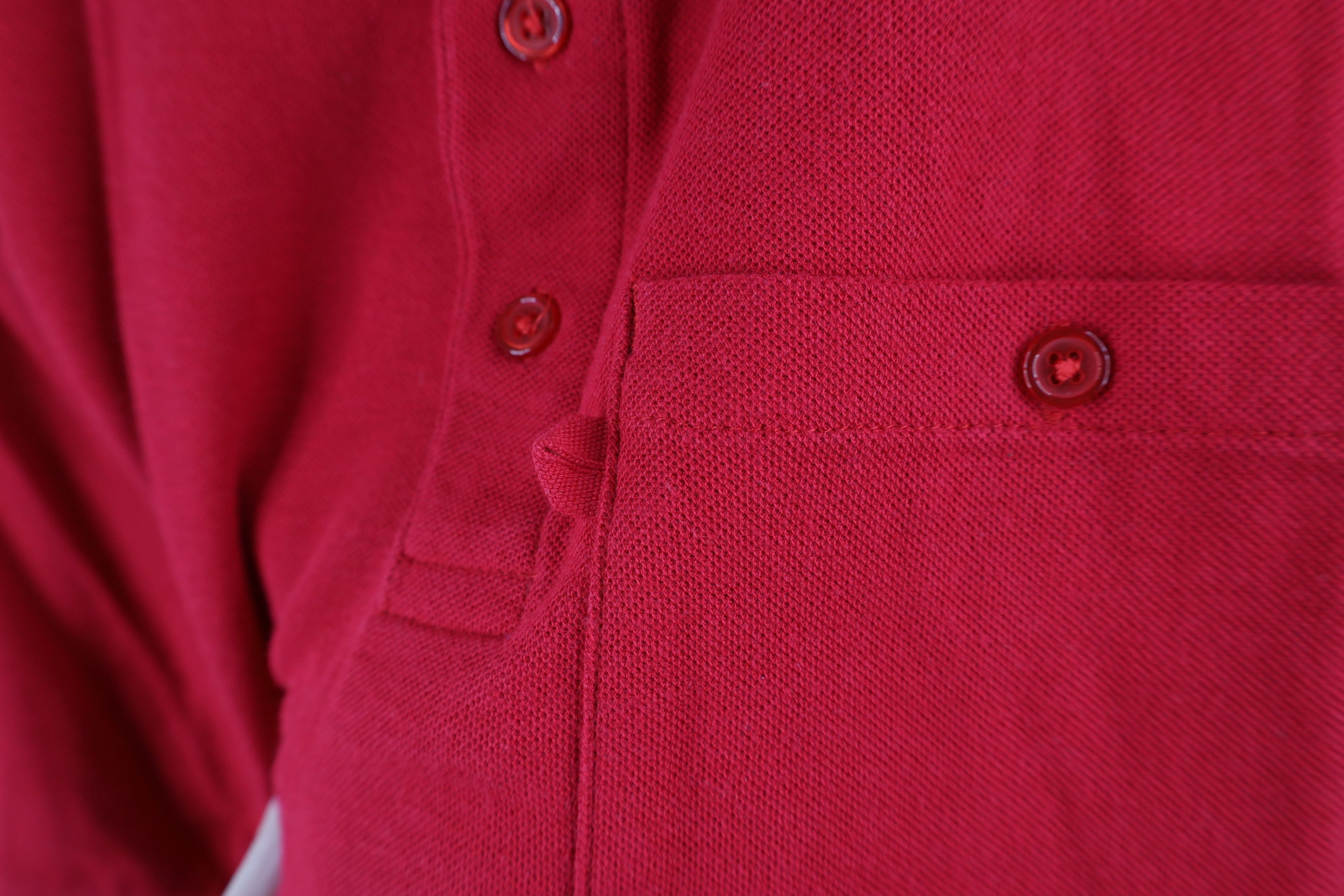 Vintage Vintage 90s Streetwear Knit Collared Golf Polo Shirt Red Size US M / EU 48-50 / 2 - 4 Thumbnail