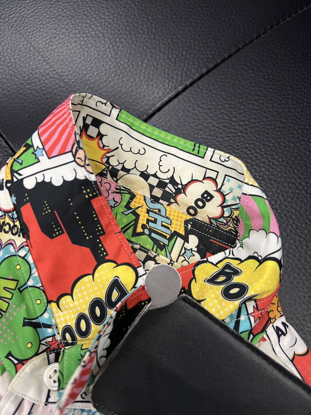 Comme des Garcons SHIRT Comme des Garçons SHIRT Comic Print Patchwork Shirt Size US M / EU 48-50 / 2 - 10 Thumbnail