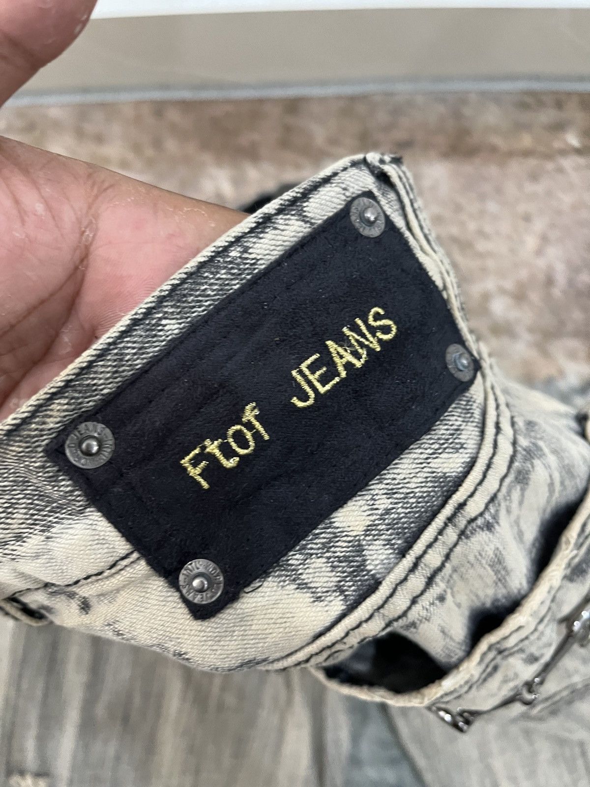 If Six Was Nine × Japanese Brand × Vintage Crazywash Ftof Denim Size US 33 - 16 Thumbnail