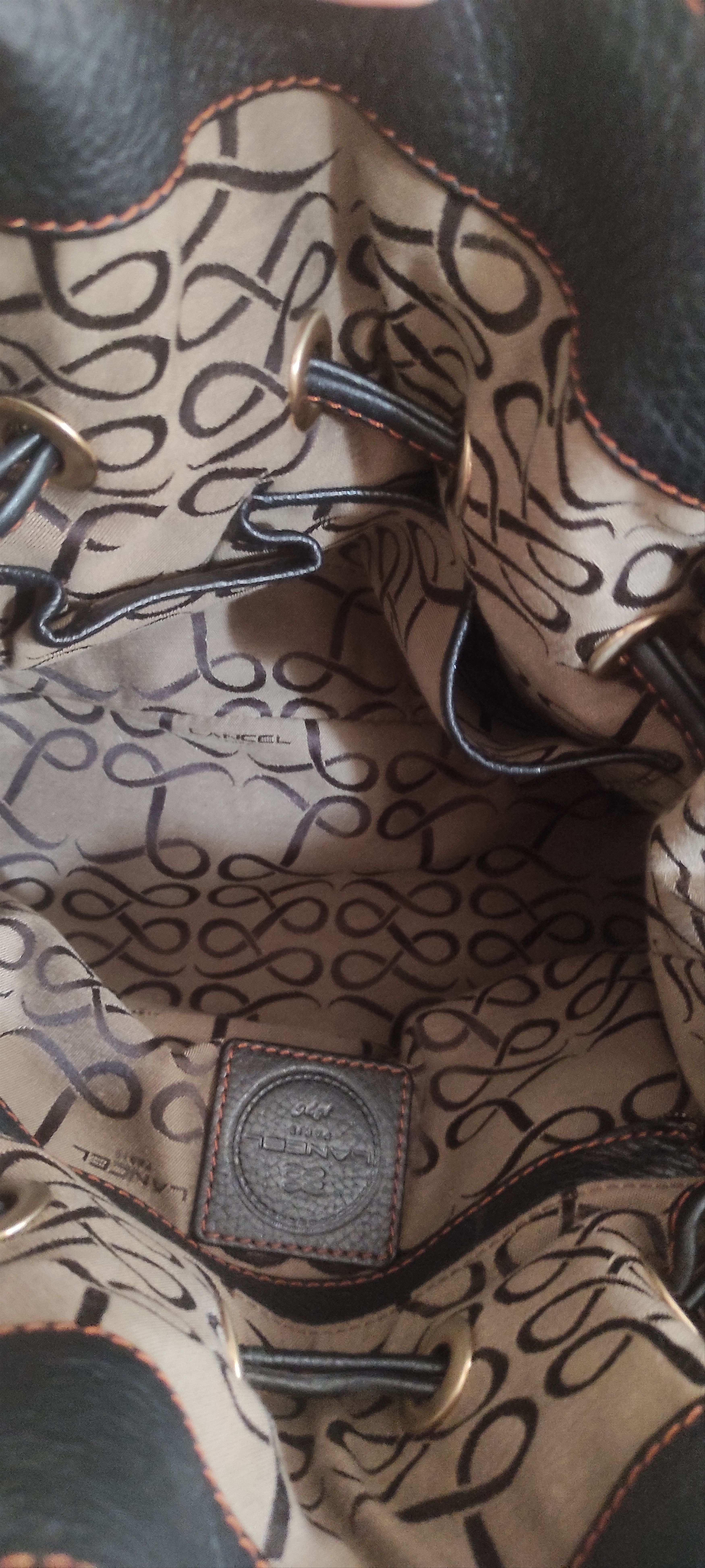 Lancel Lancel Premier Flirt Bag Mocha Cowhide Leather Bucket Bag Size ONE SIZE - 19 Thumbnail
