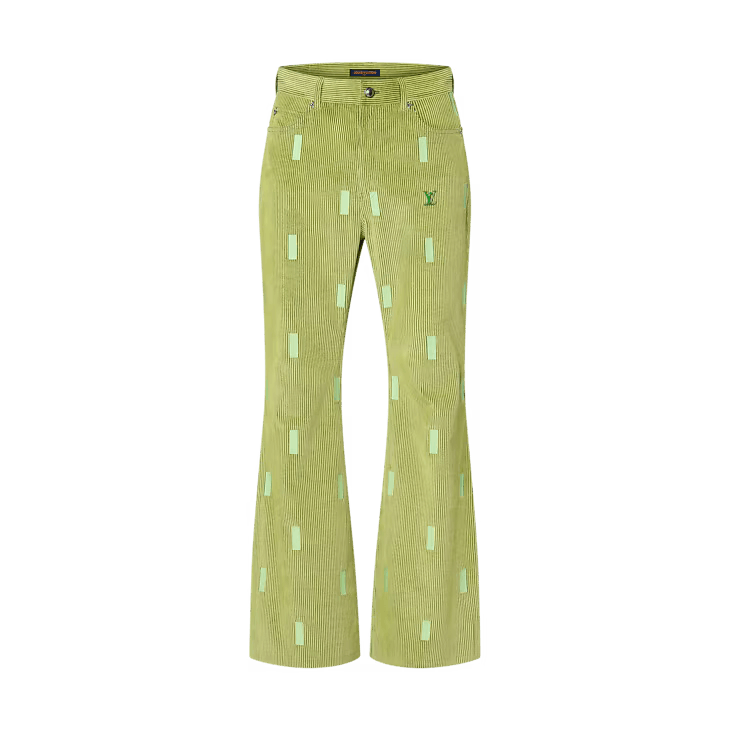 Louis Vuitton LV x Park Seo-Bo Flared Corduroy Trousers Size US 30 / EU 46 - 1 Thumbnail