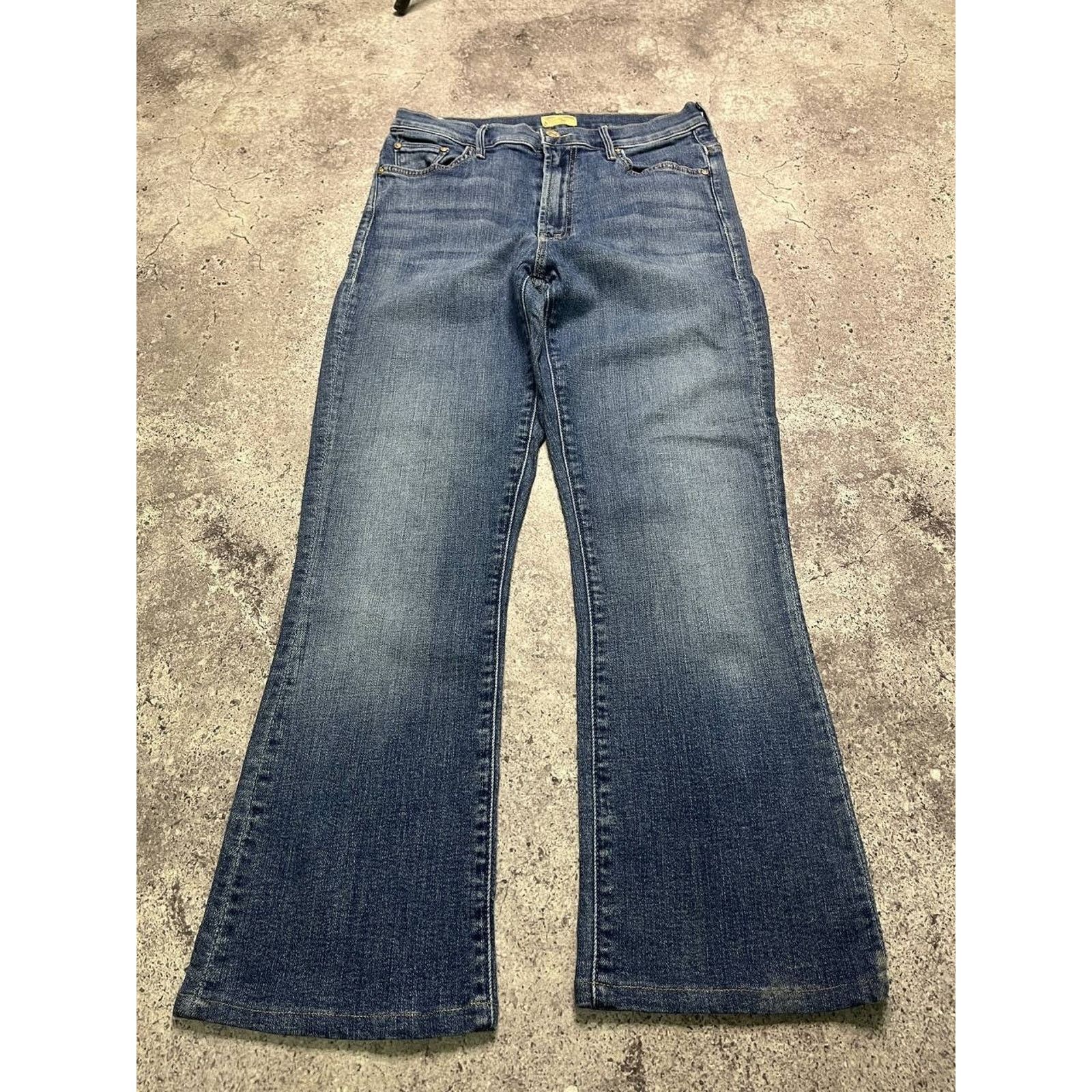 Japanese Brand Vintage MOTHER The Runaway Jeans Medium Wash Flare Size 28 Size 28" / US 6 / IT 42 - 1 Thumbnail