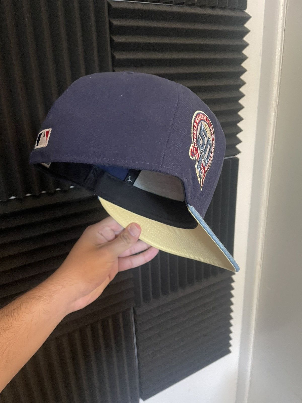 MyFitteds 7 3/8 Lemon Zest Anaheim Angels myfitteds 2tone fitted hat Size ONE SIZE - 6 Thumbnail
