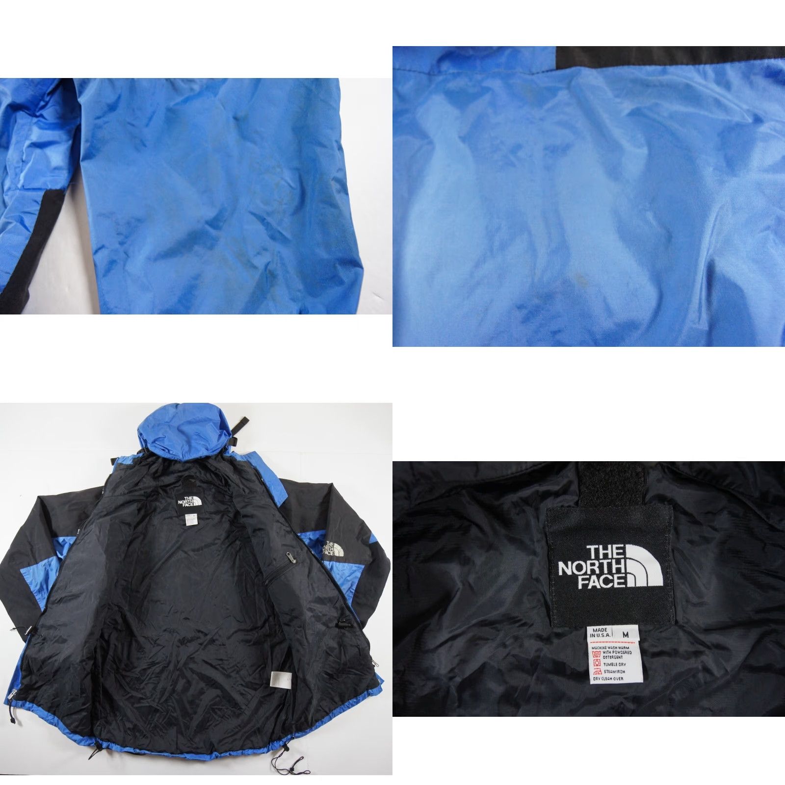 The North Face The North Face Mountain Light Jacket Mens Medium Blue Hooded Windbreaker USA Made Outdoor Size US M / EU 48-50 / 2 - 8 Thumbnail