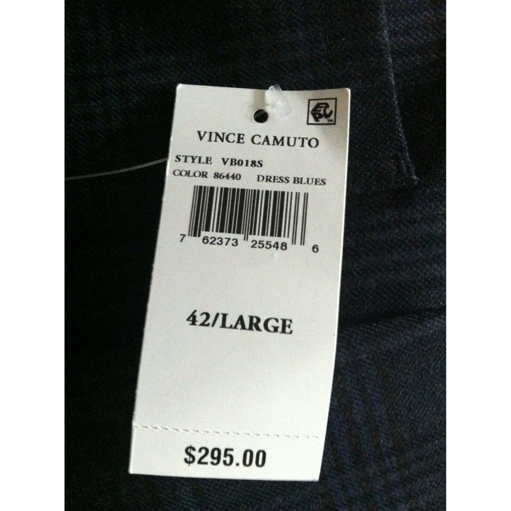 Vince Camuto VINCE CAMUTO MENS NEW BLUE SPORT COAT JACKET BLAZER SIZE:42L Size 42L - 3 Thumbnail