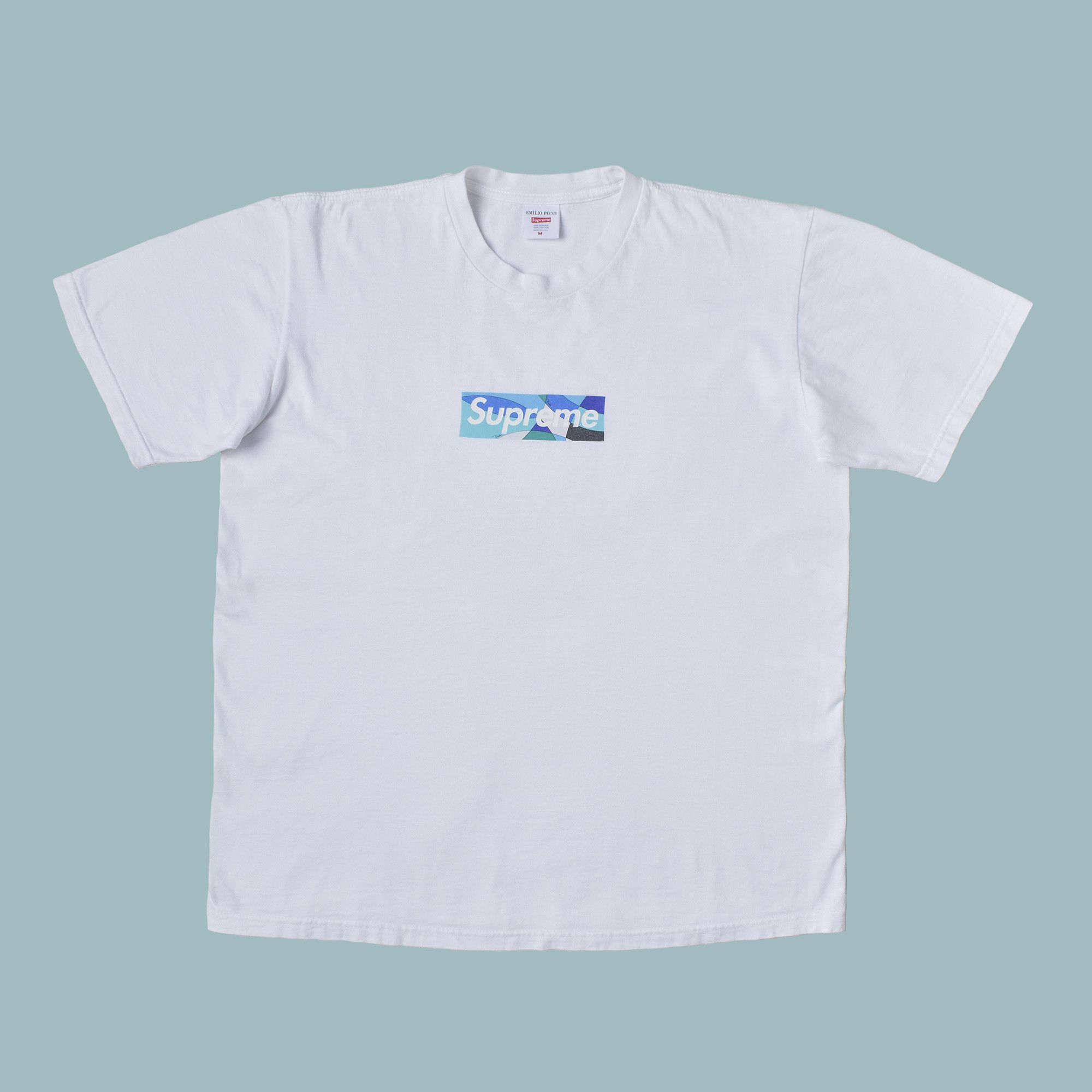 Supreme SUPREME x EMILIO PUCCI BOX LOGO T-SHIRT Size US M / EU 48-50 / 2 - 1 Thumbnail