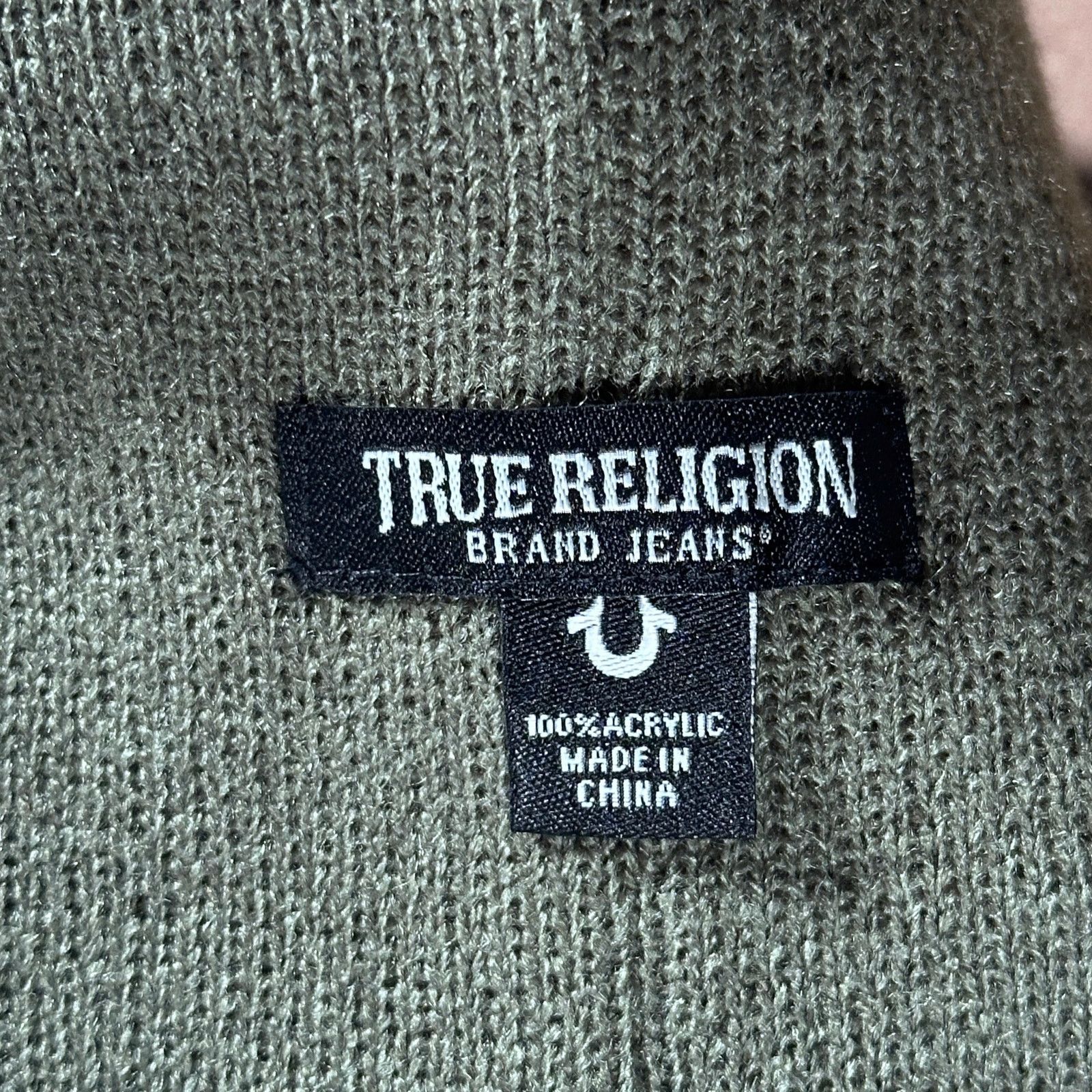 True Religion Kalamata Tribal Embroidered Beanie Size ONE SIZE - 5 Thumbnail