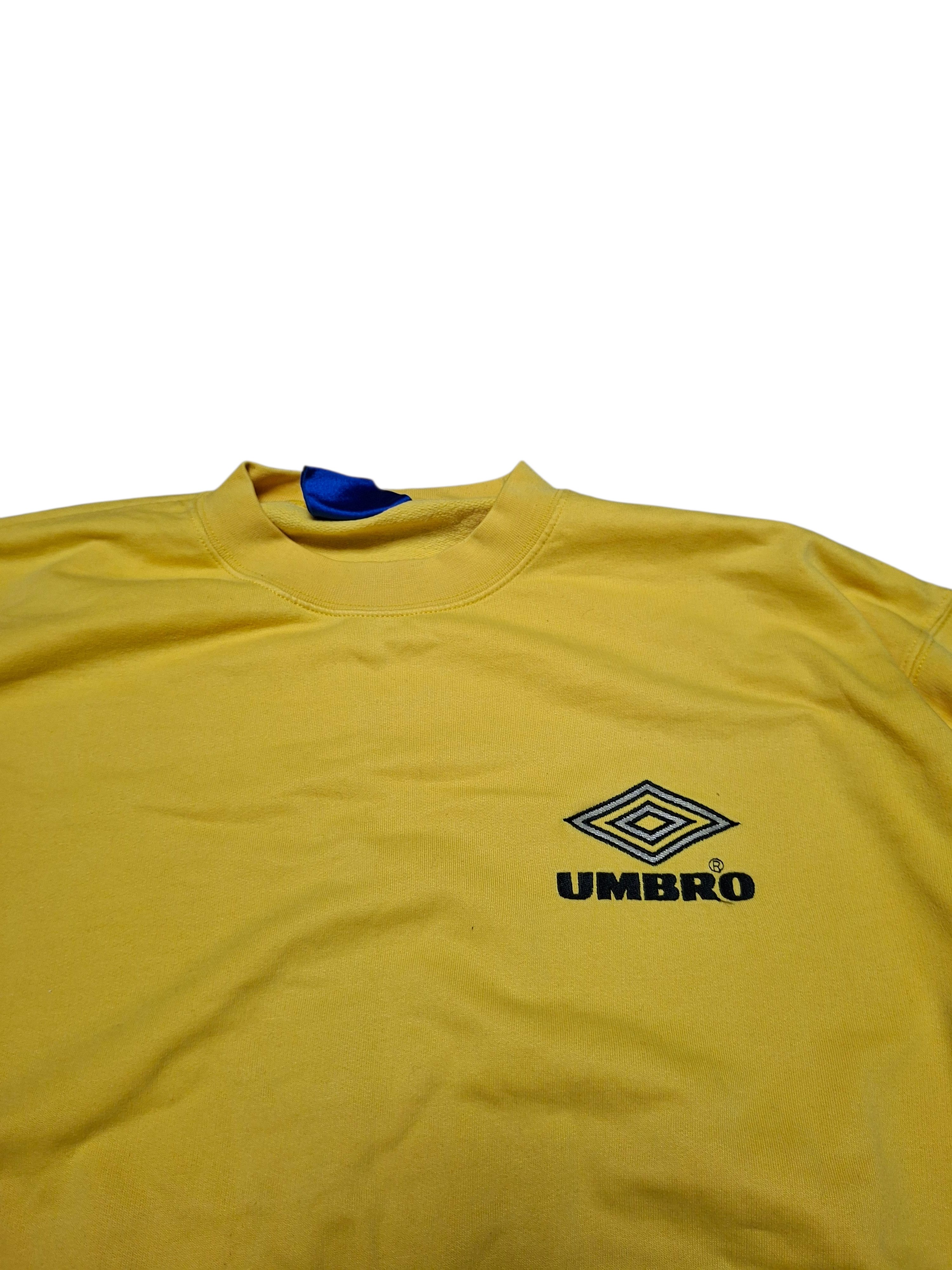 Umbro UMBRO VINTAGE 90S YELLOW SWEATSHIRT Size US XL / EU 56 / 4 - 2 Thumbnail