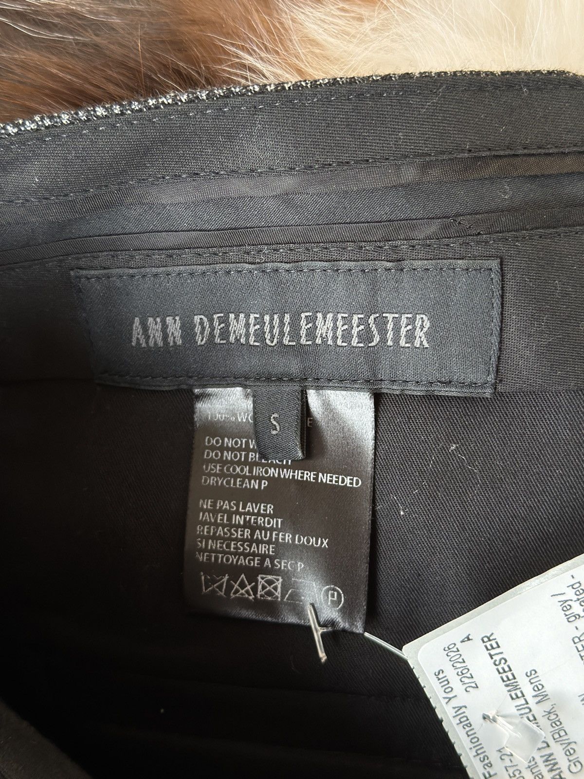 Ann Demeulemeester Ann Demeulemeester Plaid Wool Trousers Size US 31 - 4 Thumbnail