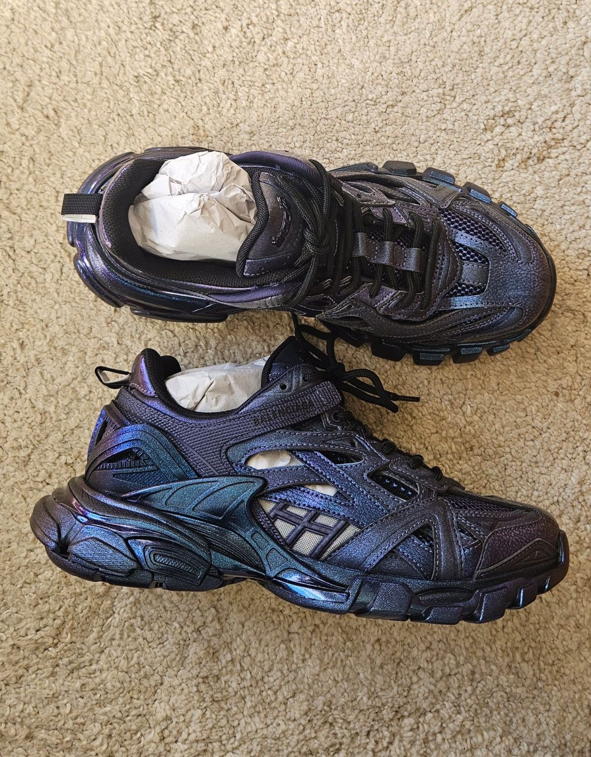 Balenciaga Balenciaga track 2 Metallic purple Size US 10 / IT 40 - 10 Thumbnail