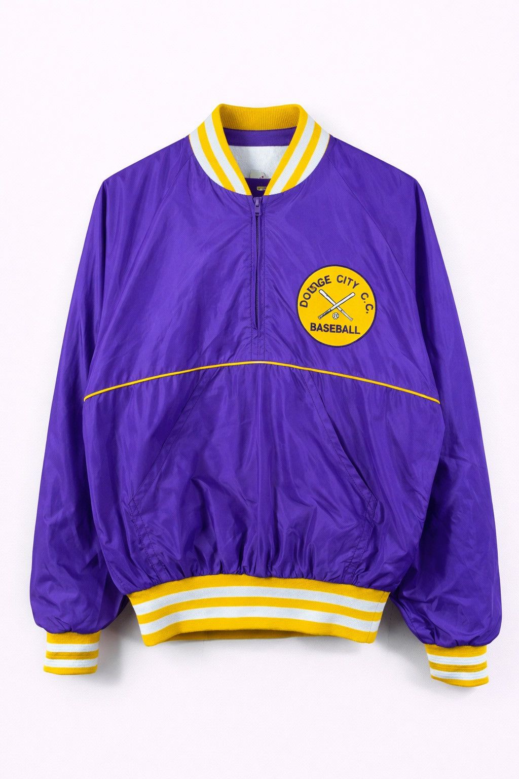 Vintage Vintage Dodge City CCC Baseball Warm-Up Jacket Sportswear Size US XL / EU 56 / 4 - 1 Thumbnail