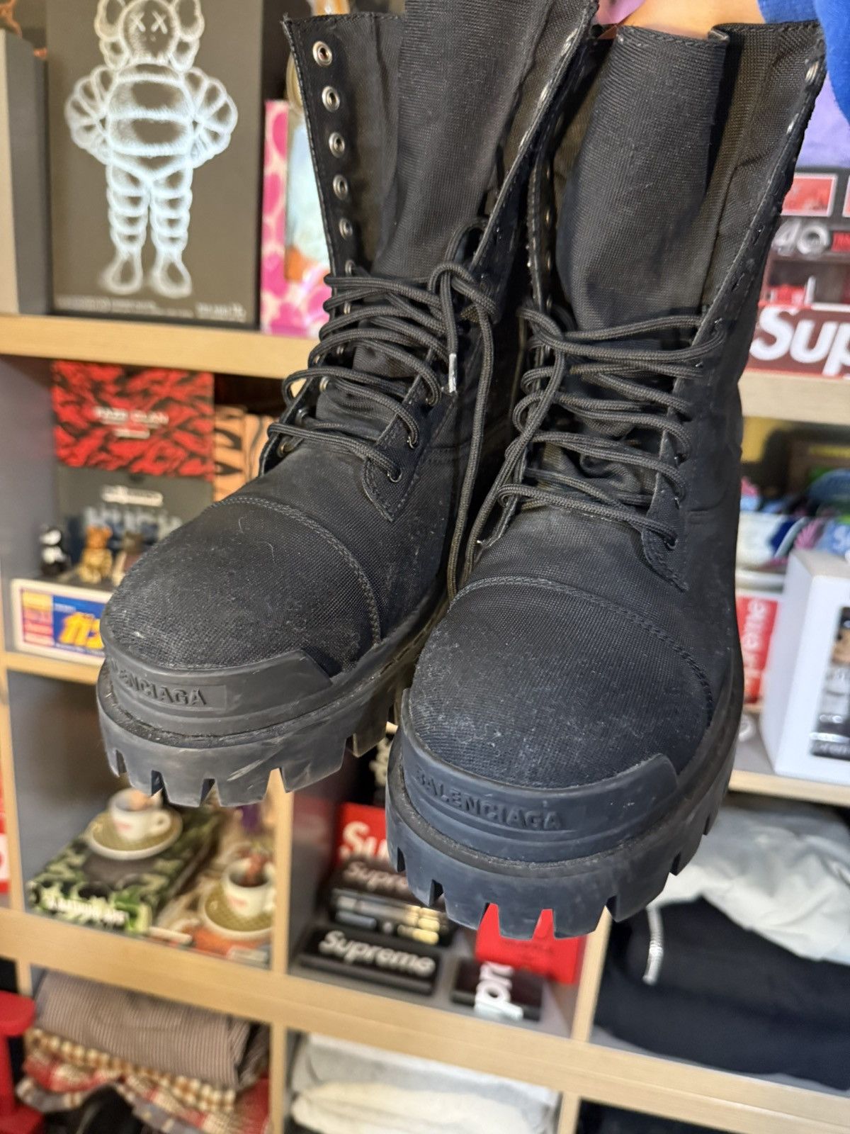 Balenciaga Balenciaga Black Nylon Strike Boot Size US 10.5 / EU 43-44 - 4 Thumbnail