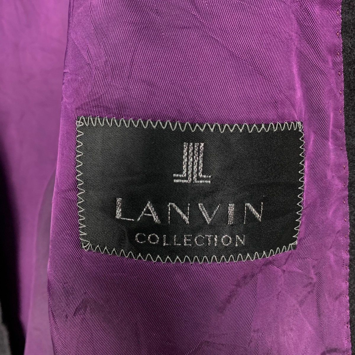 Lanvin Lanvin Black Wool Coat Size US L / EU 52-54 / 3 - 16 Thumbnail