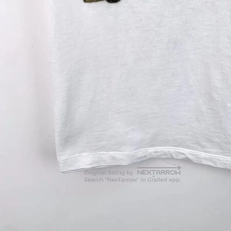 Valentino Valentino White Cotton Women's T-Shirt with Embroidery . Size S / US 4 / IT 40 - 4 Thumbnail