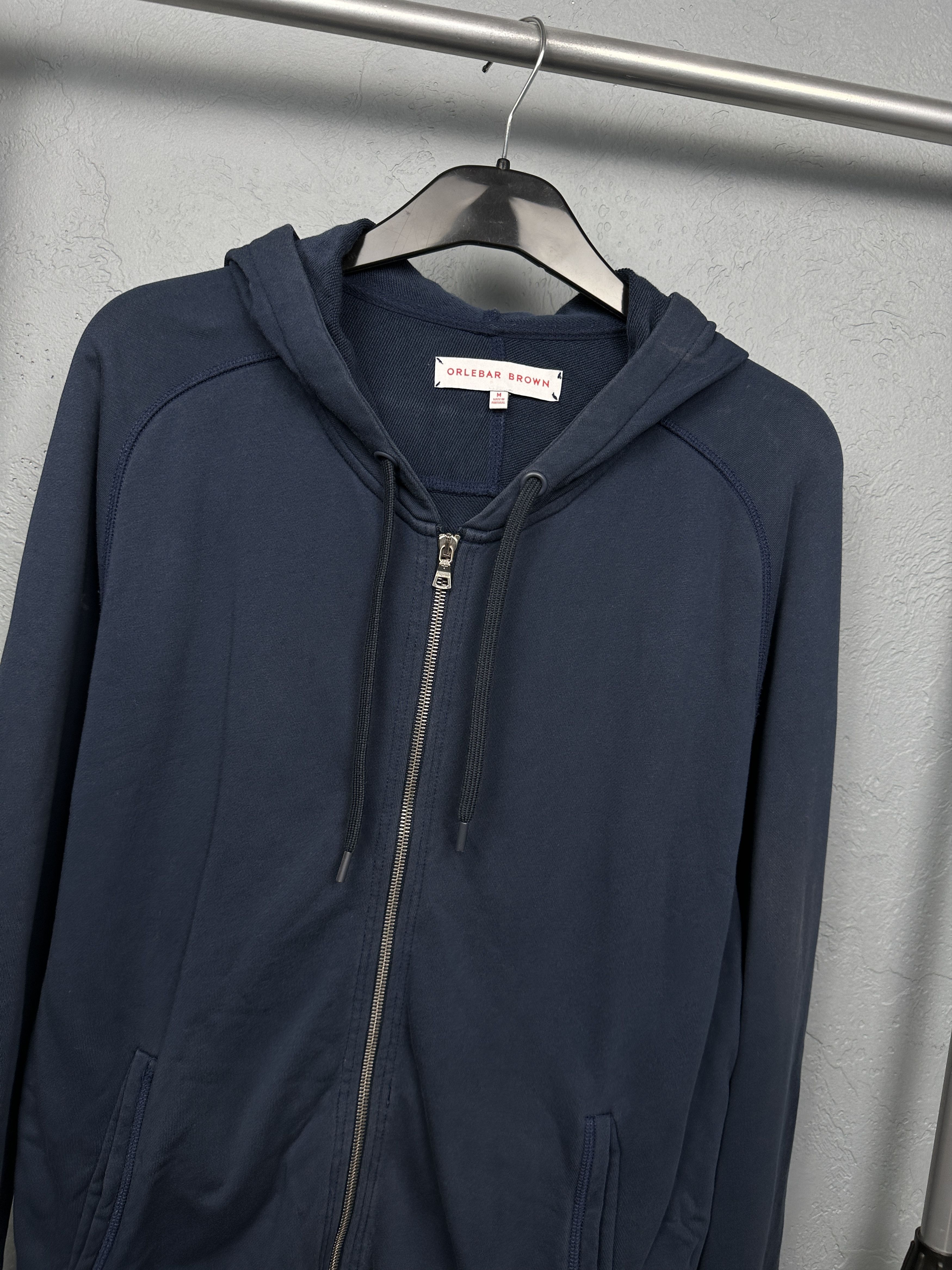 Orlebar Brown × Vintage Orlebar Brown Mens Full Zip Hoodie Size US M / EU 48-50 / 2 - 2 Thumbnail