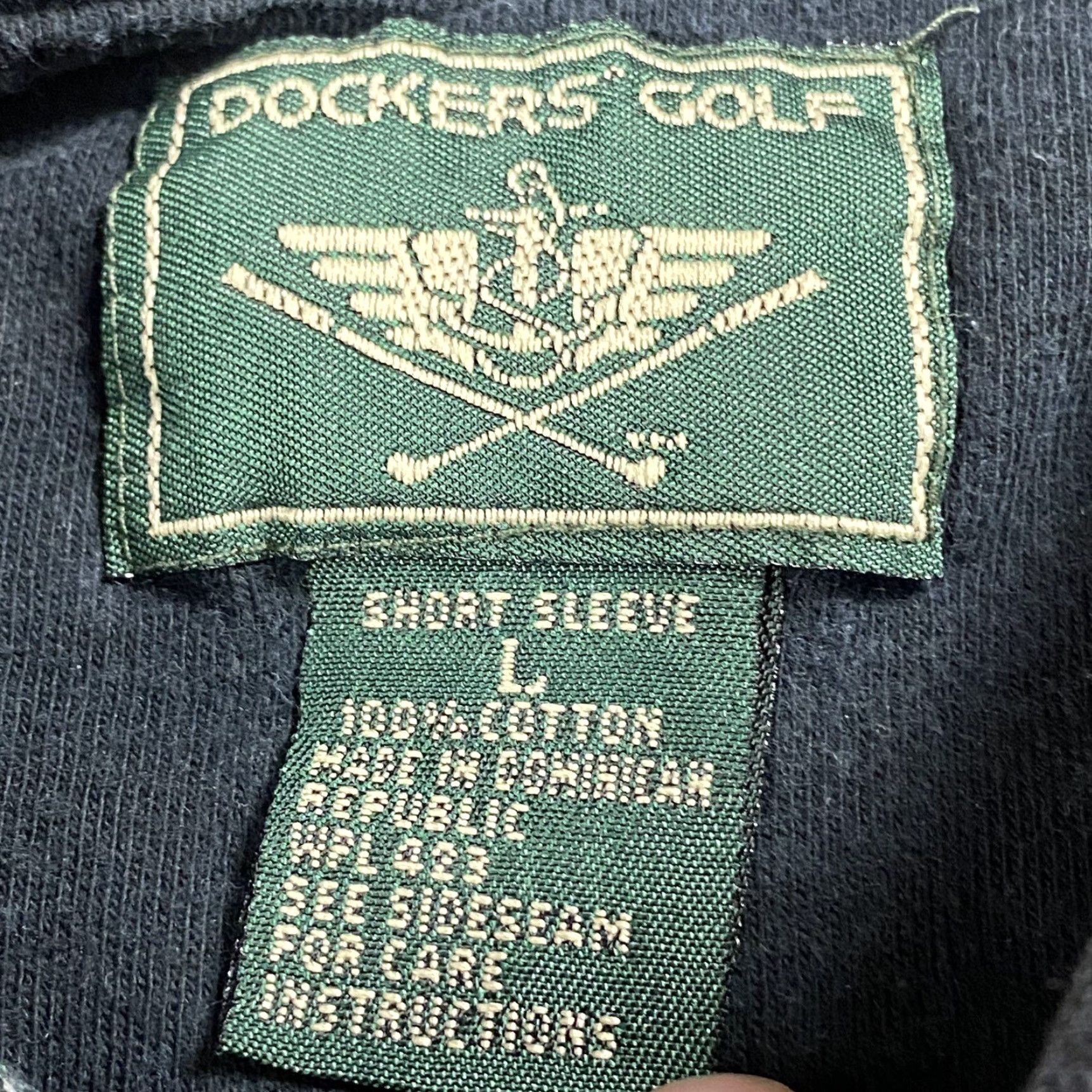 Dockers VINTAGE Dockers Golf Polo Shirt Adult L Purple 100% Cotton 90s Funky Geometric Cosby Short Sleeve Mens Size US L / EU 52-54 / 3 - 3 Thumbnail