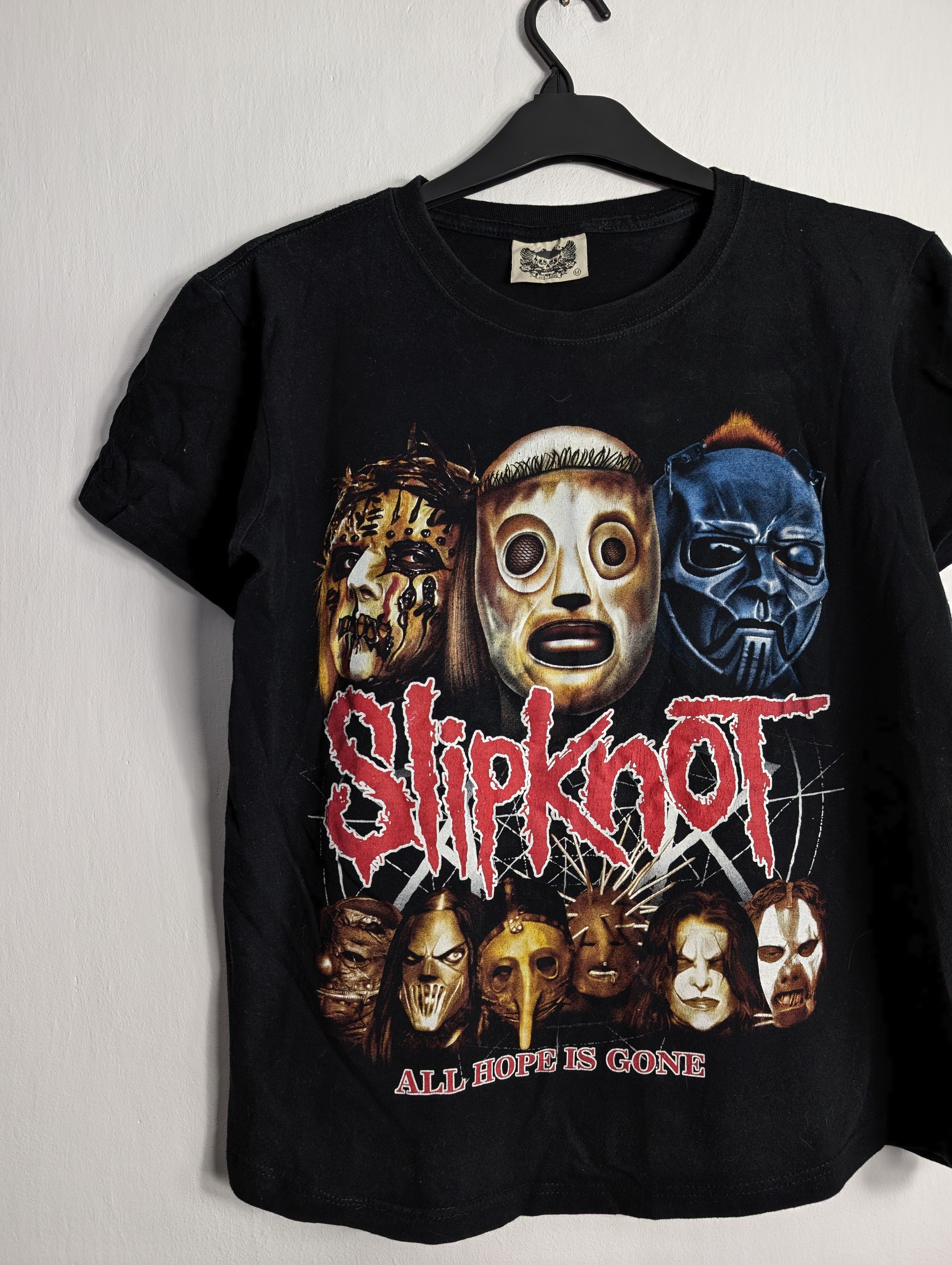 Band Tees × Slipknot Vintage Slipknot All Hope Is Gone T-Shirt Band Tour Merch Size US M / EU 48-50 / 2 - 2 Thumbnail