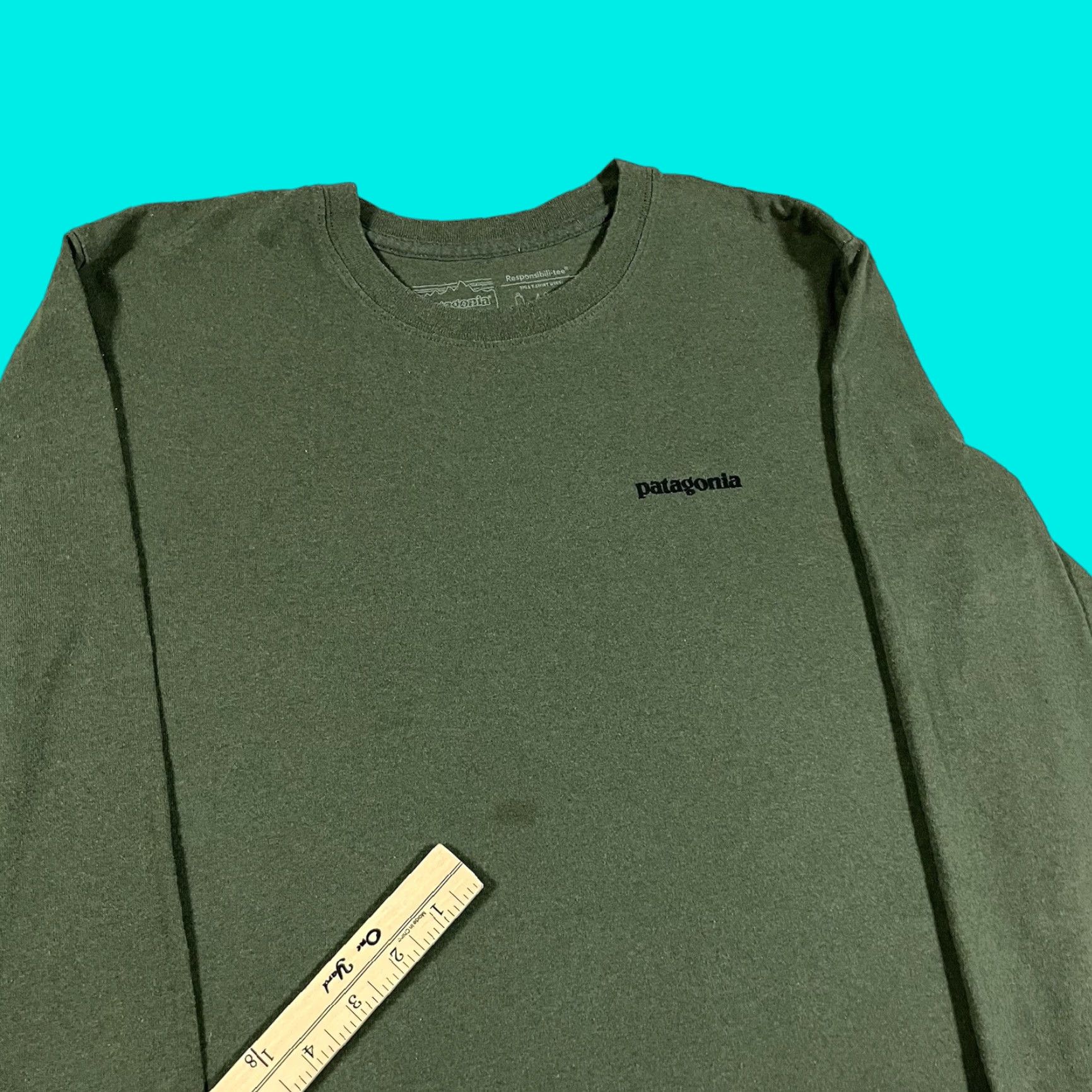 Patagonia Patagonia Shirt Mens M Green Long Sleeve Graphic Outdoor Regular Fit Shirt Size US M / EU 48-50 / 2 - 1 Thumbnail