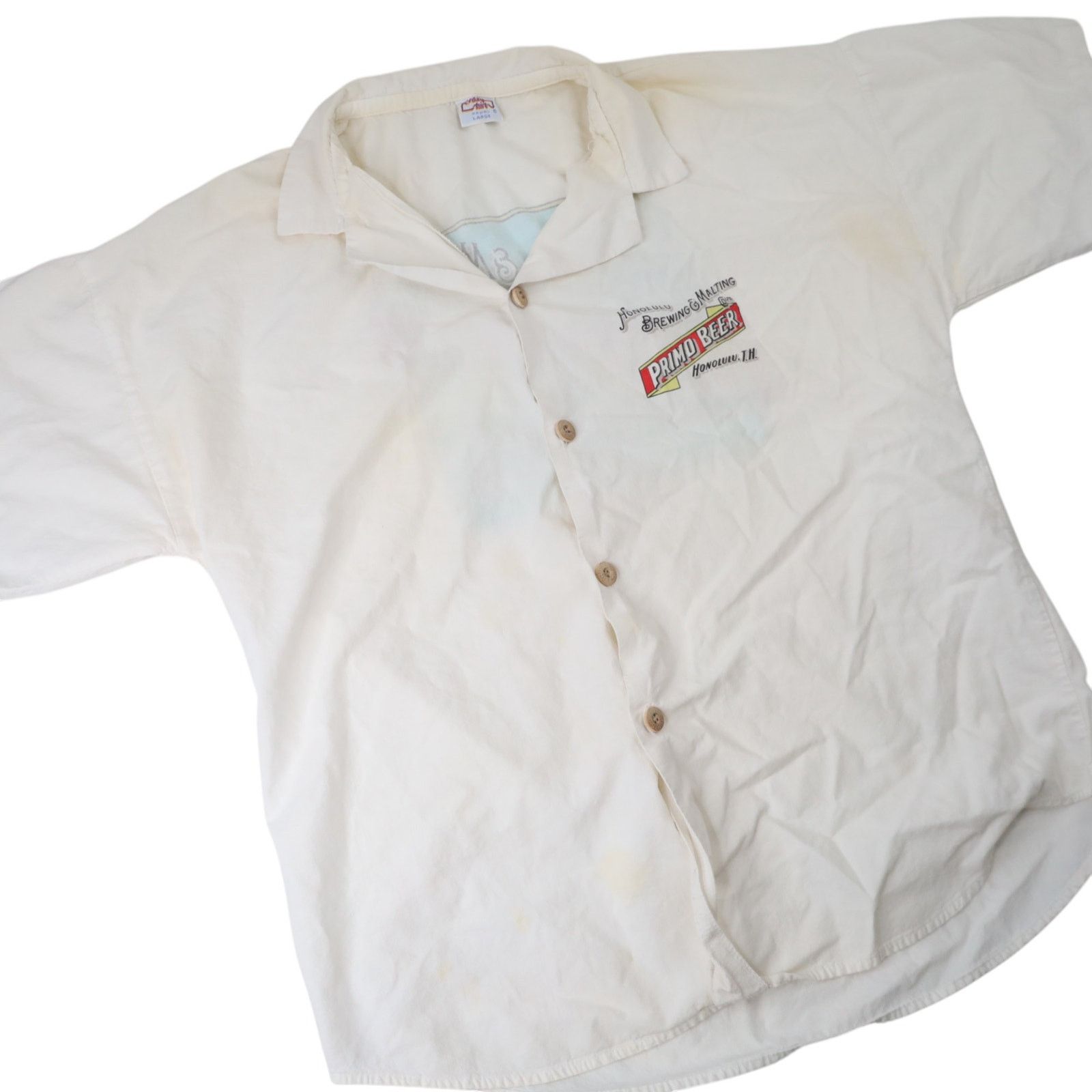 Vintage Vintage Primo Beer Hawaiian Button Up Shirt Size US L / EU 52-54 / 3 - 4 Thumbnail