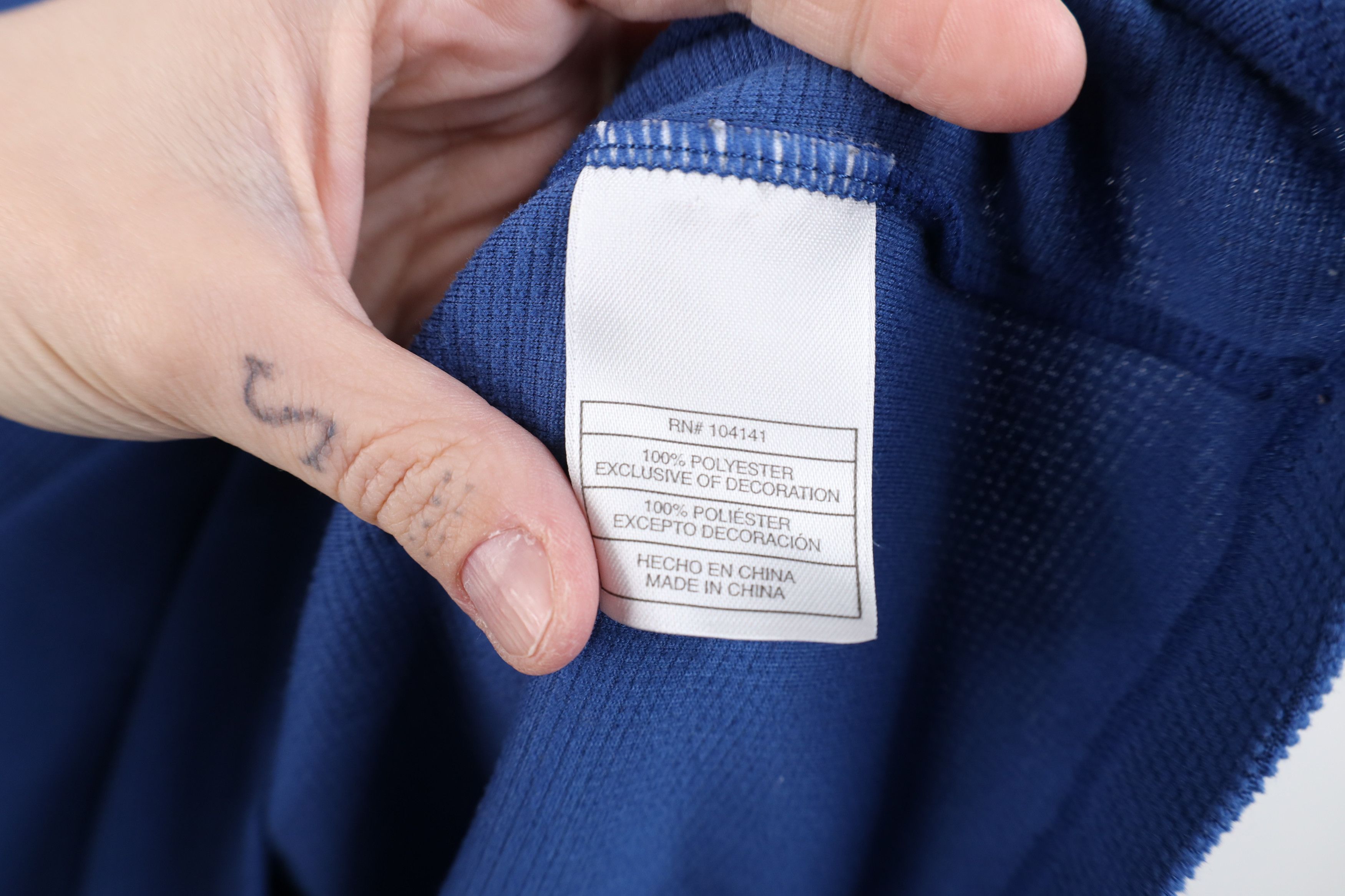 Nike Vintage Nike ACG Mini Swoosh Thermal Fleece Sweater Blue Size US M / EU 48-50 / 2 - 10 Thumbnail