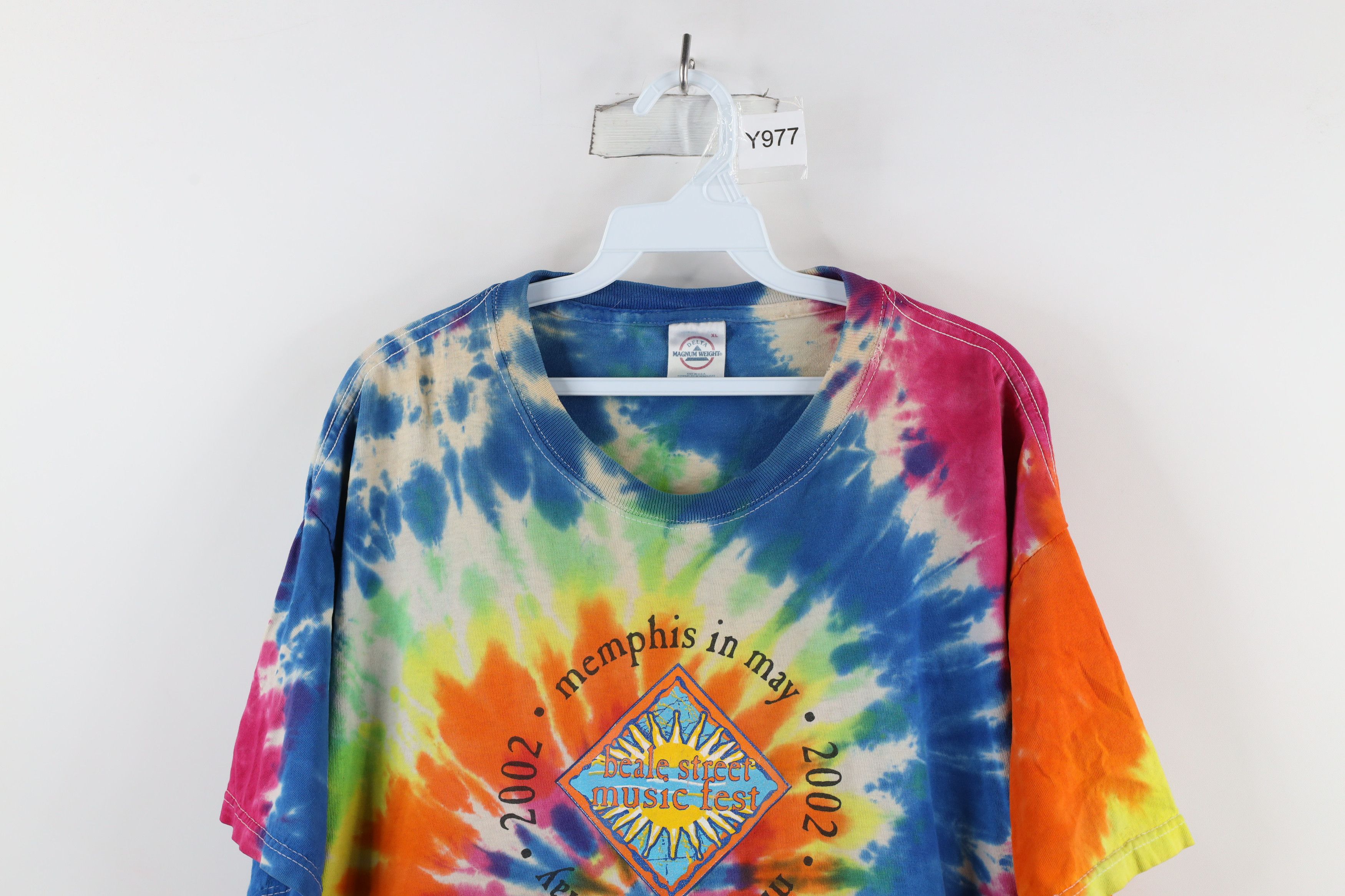 Vintage Vintage Y2K 2002 In May Beale Street Music Fest T-Shirt Size US XL / EU 56 / 4 - 2 Thumbnail