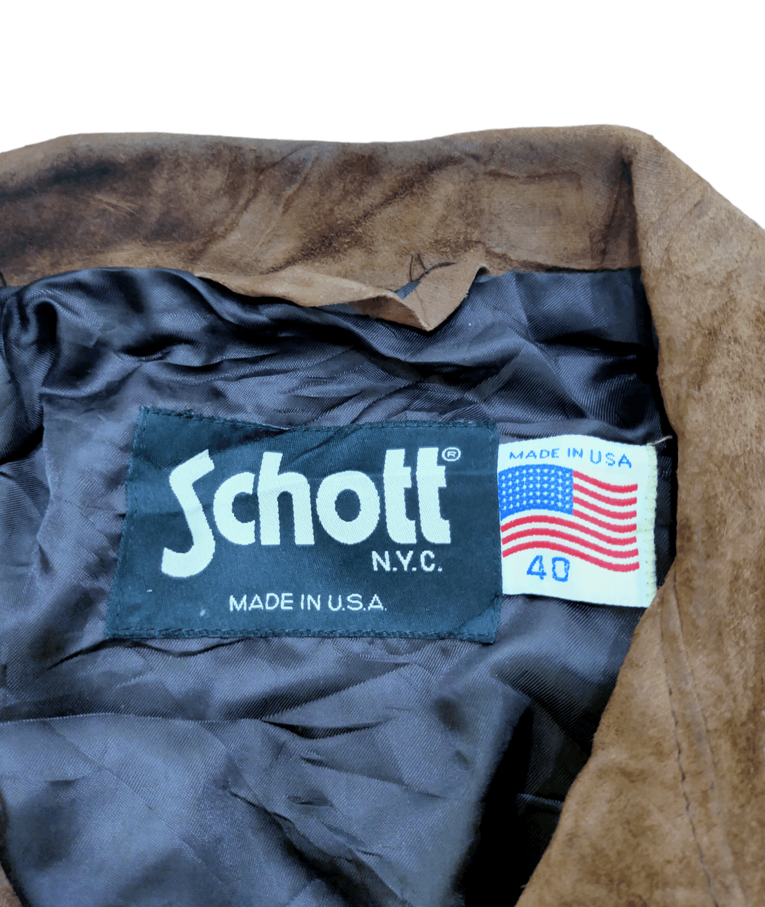 Schott 🚨 VINTAGE SCHOTT N.Y.C SUADE LEATHER JACKET Size US M / EU 48-50 / 2 - 5 Thumbnail
