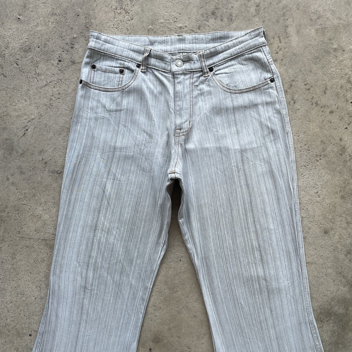 Japanese Brand Vintage Lemiore Jeans FLARE Faded Pants BOOTCUT W28x30.5 Size US 28 / EU 44 - 3 Thumbnail