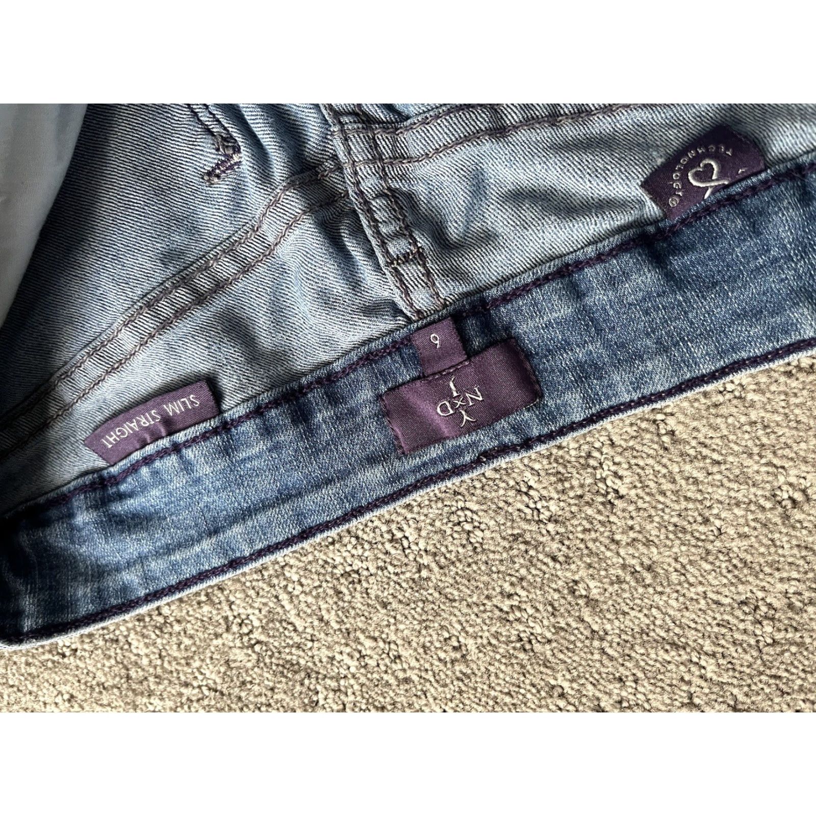 NYDJ NYDJ Jeans Slim Straight Denim Women Blue Size 6 Rinse 27 Inseam Size 28" / US 6 / IT 42 - 5 Thumbnail