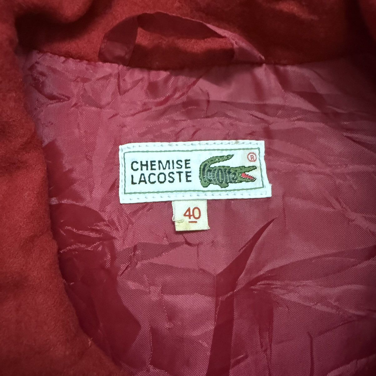 Lacoste Vintage Lacoste Button Jacket Size US L / EU 52-54 / 3 - 7 Thumbnail