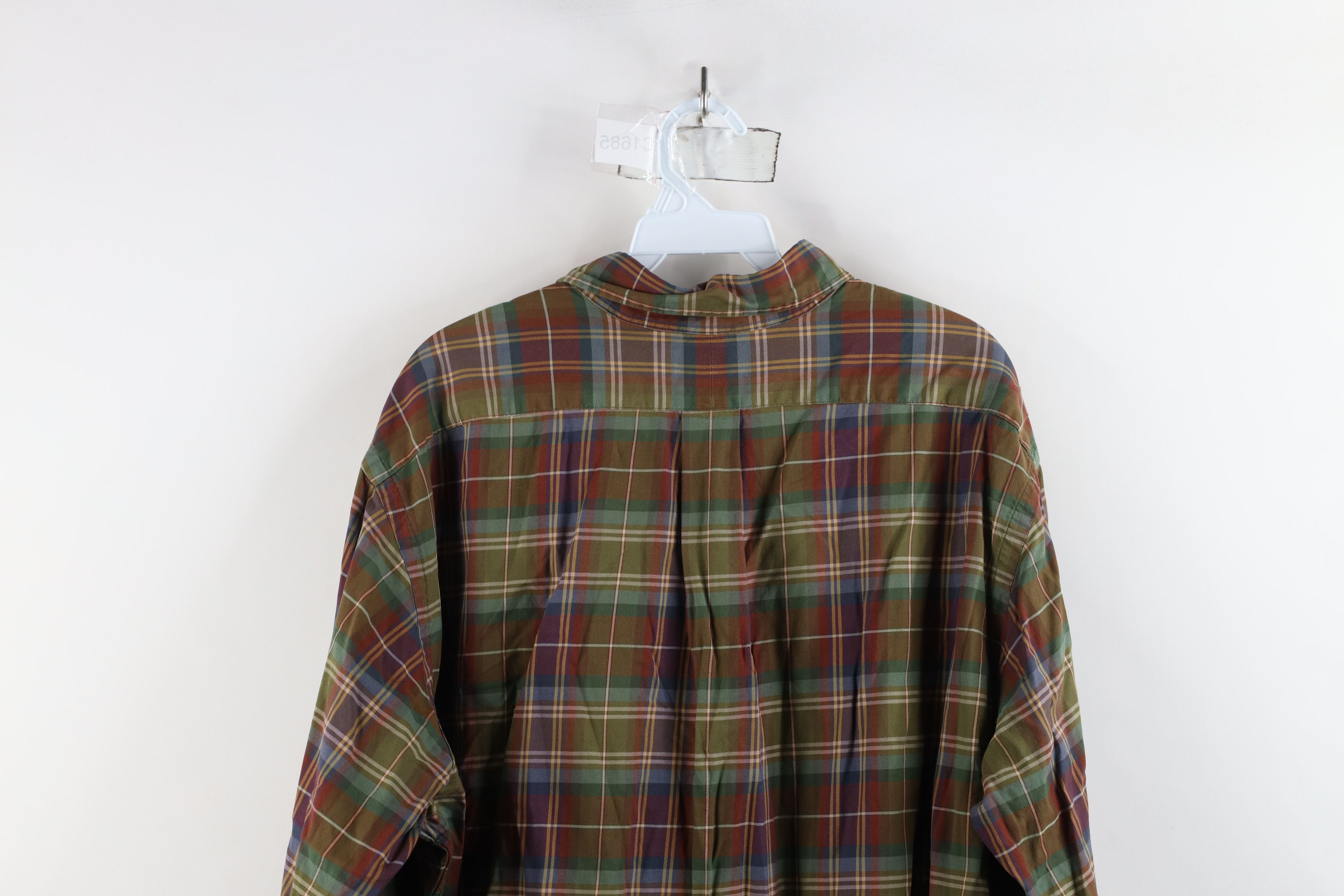 Ralph Lauren × Vintage Vintage 90s Ralph Lauren Collared Button Down Shirt Plaid Size US XL / EU 56 / 4 - 12 Thumbnail