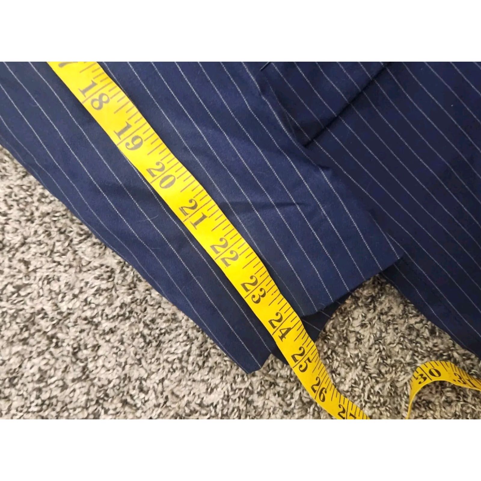 Polo Ralph Lauren VINTAGE Polo Ralph Lauren Pinstripe Indigo Rowing Blazer 44R Size US XXL / EU 58 / 5 - 4 Thumbnail