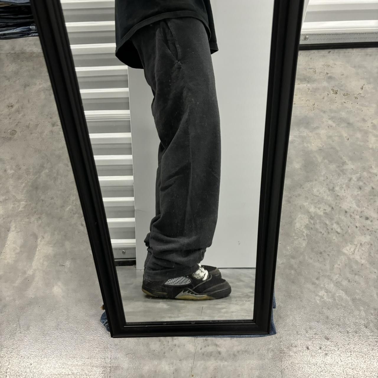 Japanese Brand × Vintage Crazy Vintage Y2K/2000s Dark Grey Skater Essential Sweatpants! Size US 28 / EU 44 - 2 Thumbnail