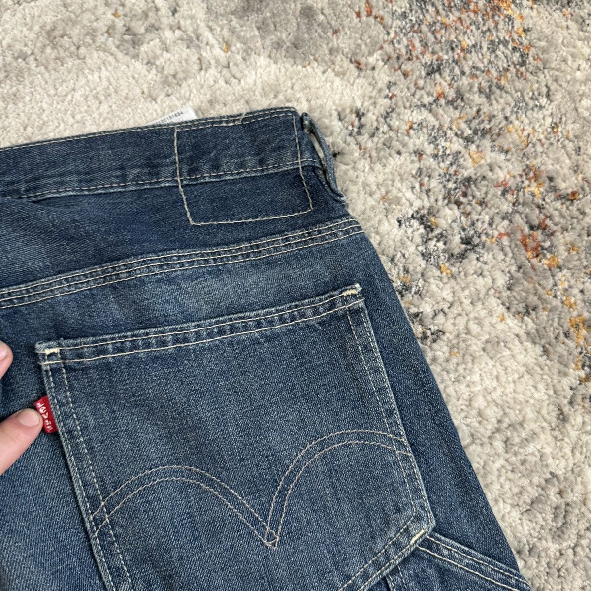Japanese Brand × Levi's × Vintage Vintage y2k Levi’s Big E Style carpenter jeans Size US 34 / EU 50 - 3 Thumbnail