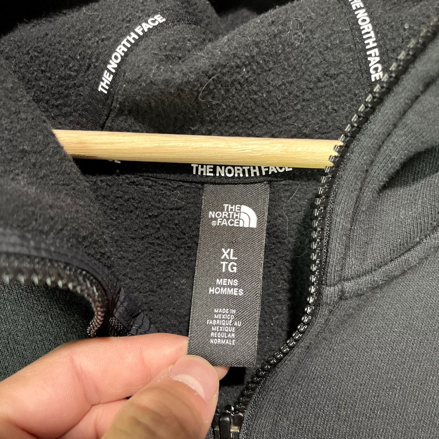 The North Face The North Face Jacket Mens XL Black Hooded Outdoor Full Zip Jacket Size US XL / EU 56 / 4 - 5 Thumbnail