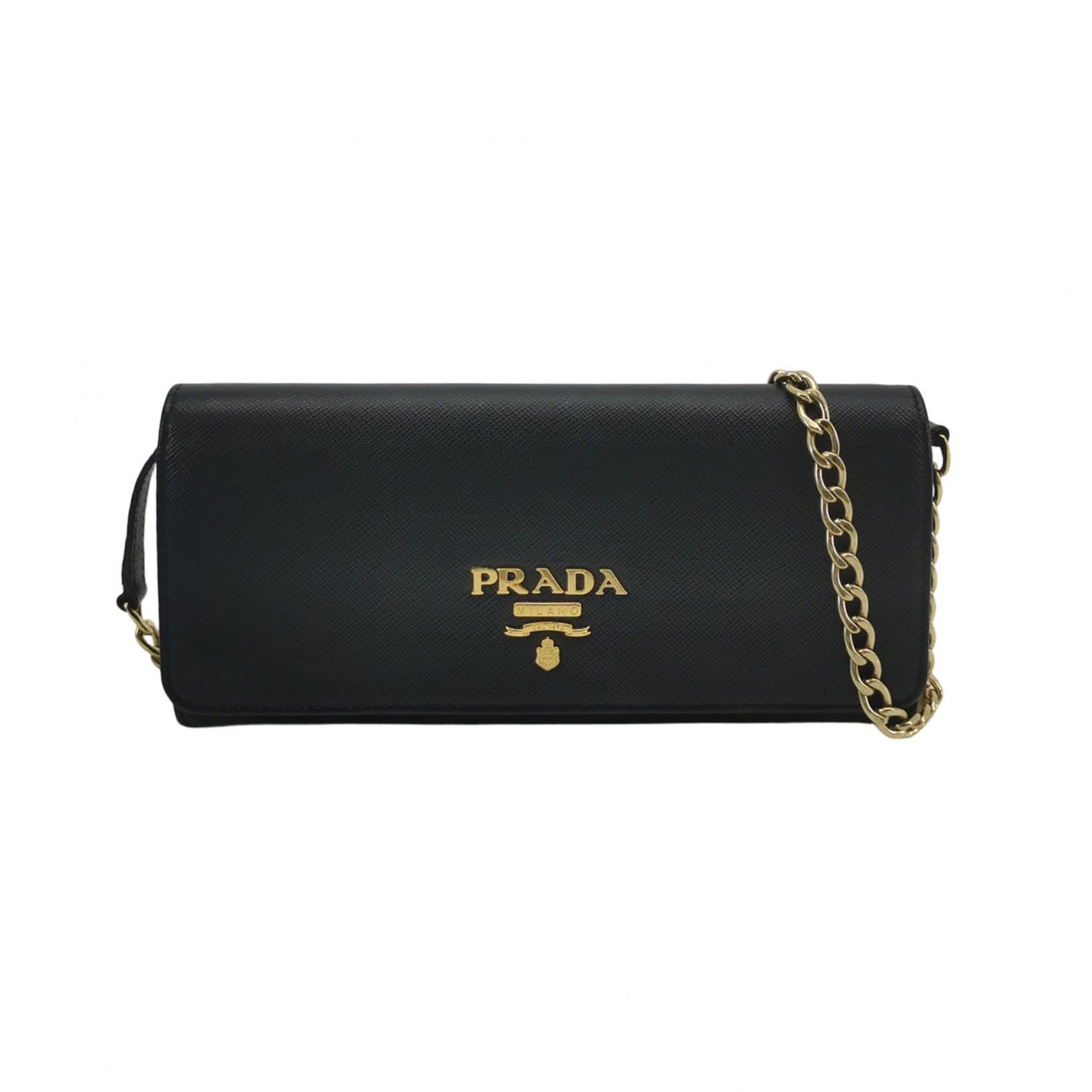 Prada Prada Saffiano Leather Chain Shoulder Bag Size ONE SIZE - 1 Thumbnail