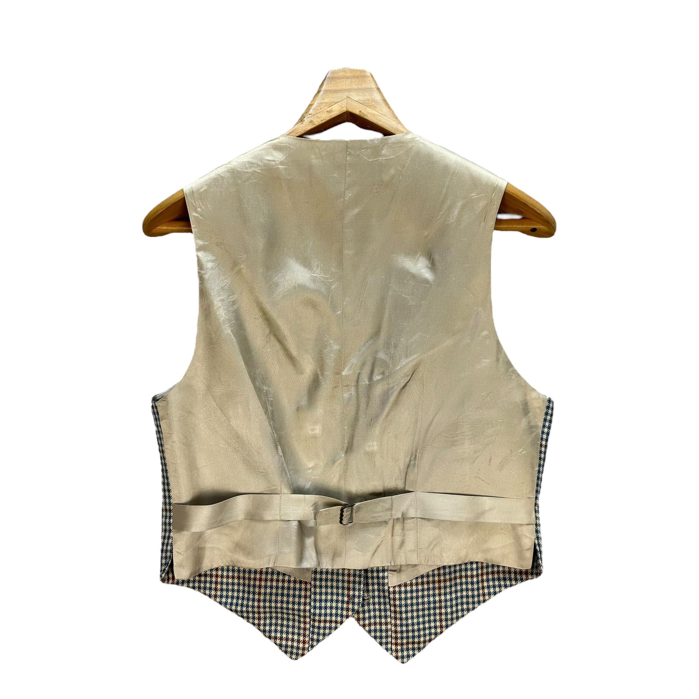 Burberry Burberrys Made In Usa Checked Silk Inner Vest #A6-0169 Size S / US 4 / IT 40 - 7 Thumbnail