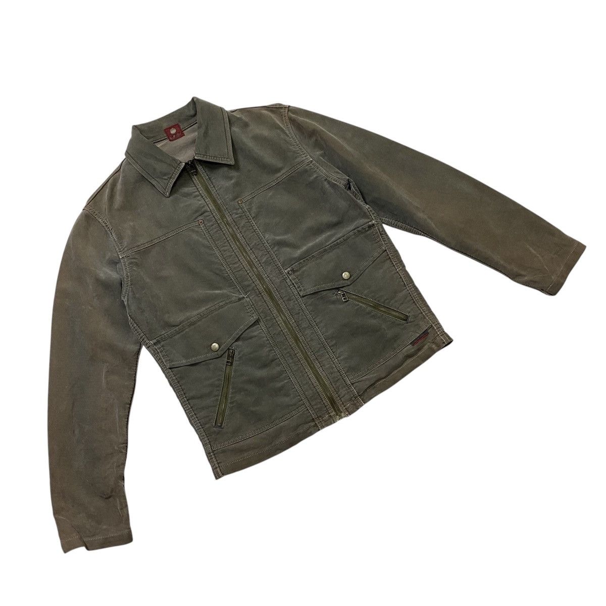 Japanese Brand × Vintage Blueway Union made patina jacket Size US L / EU 52-54 / 3 - 6 Thumbnail