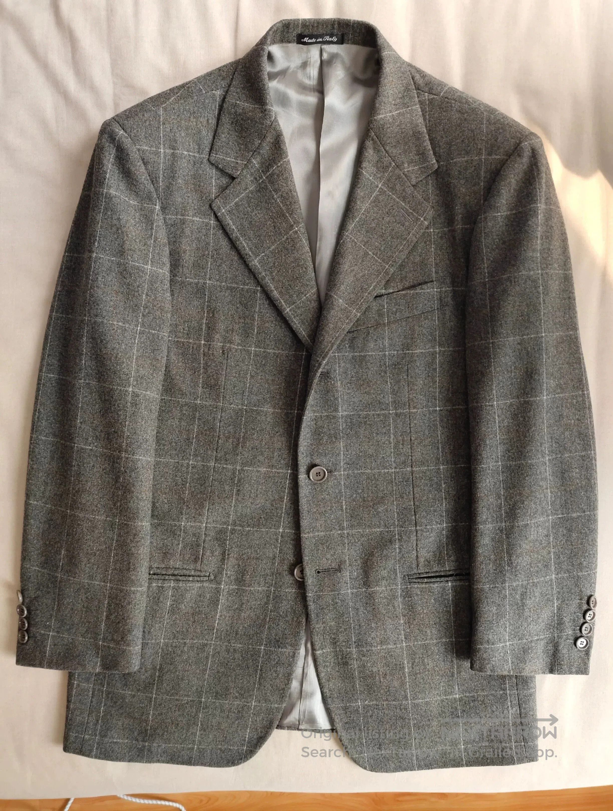 Pal Zileri Pal Zileri Italian Wool Check Suit. Size US M / EU 48-50 / 2 - 2 Thumbnail