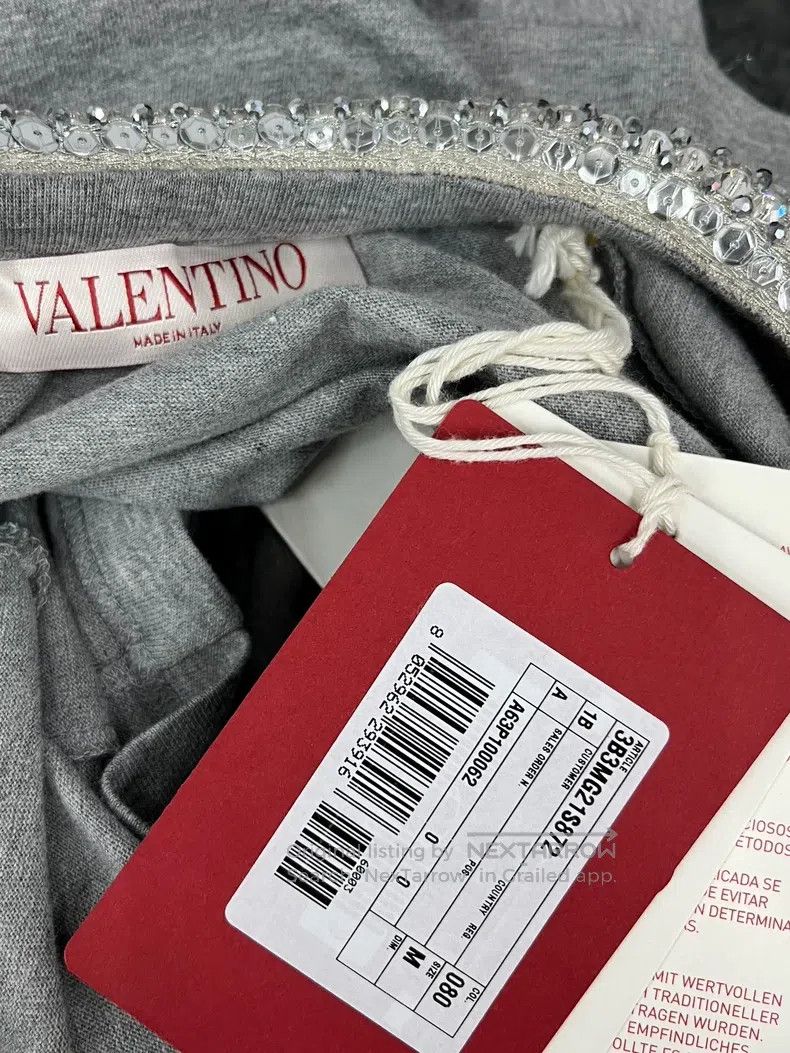 Valentino Valentino Rhinestone collar T-shirt Size M / US 6-8 / IT 42-44 - 4 Thumbnail